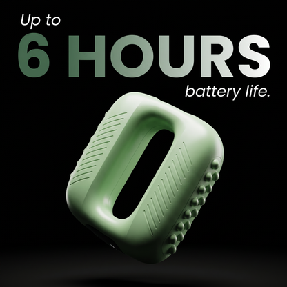 Fascia ring on a black background, six hour battery life