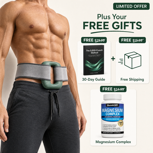 BurnitOFF Fascia Ring with free 30-day guide, free shipping and magnesium complex